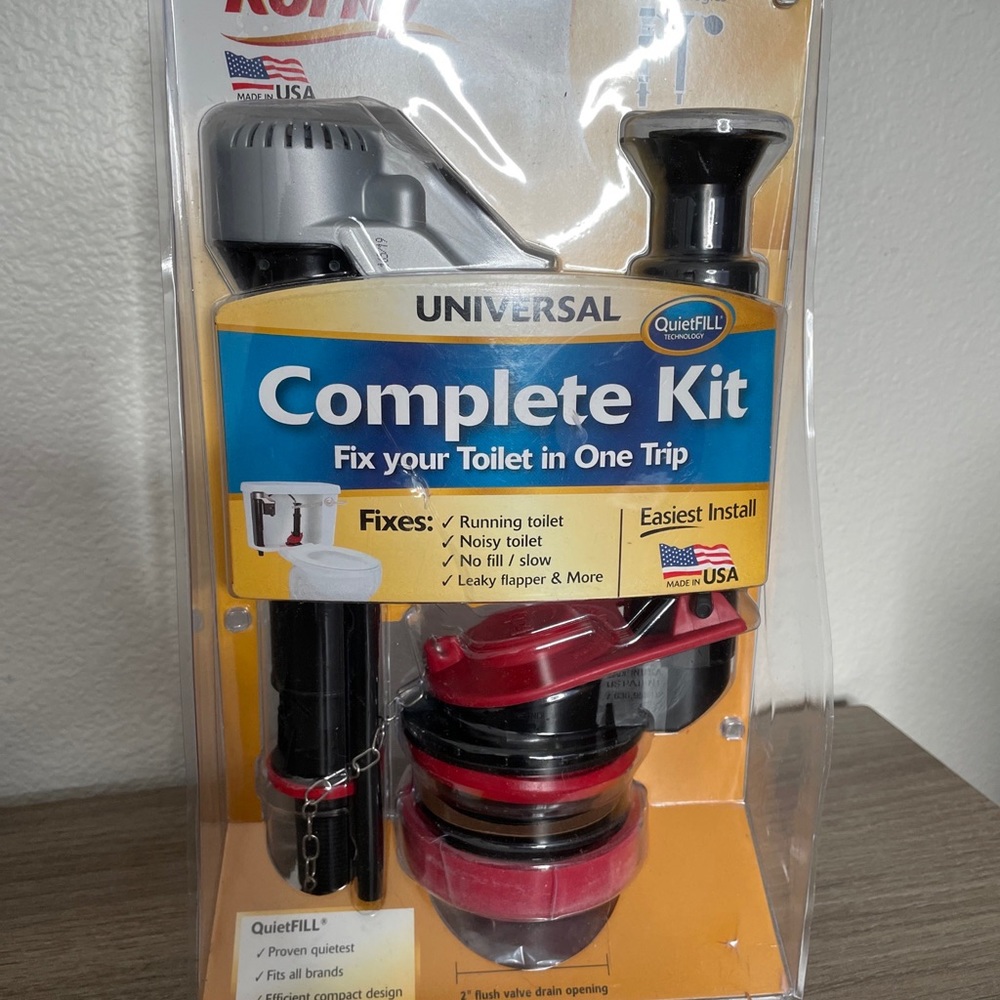 Korky QuietFILL Platinum Complete Universal Toilet Repair Kit 4010MP New